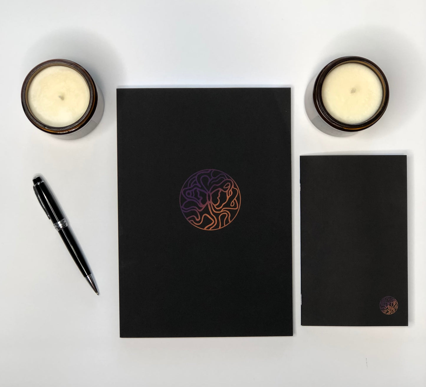 Daily Habit Guidebook + Candle Bundle