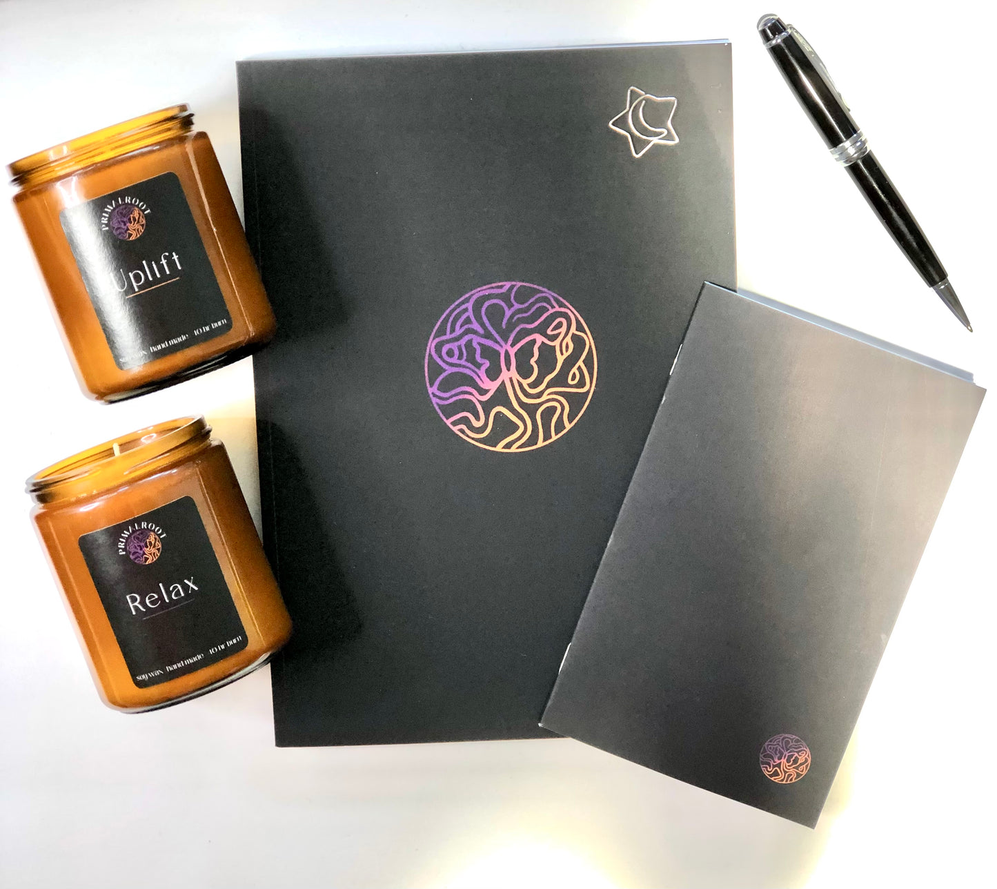 Daily Habit Guidebook + Candle Bundle